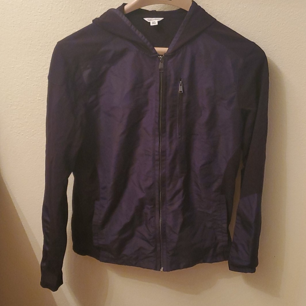 Calvin Klein Navy Athletic Jacket